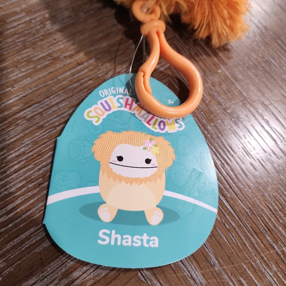 Squishmallows Clip-On Shasta, Trenton & Meghan Set of 3 - Picture 7 of 11